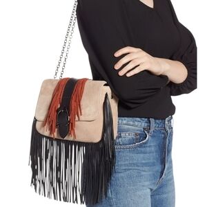 Longchamp Leather Purse  New Edition Convertable Cross Body Bag